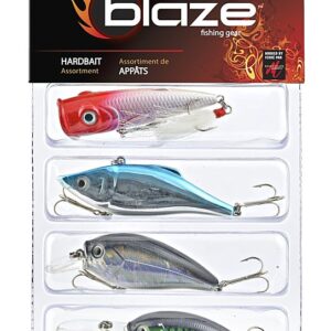 South-Bend Blaze Series BLZ4PK Hardbait Kit, Assorted Lure