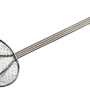 Bayou Classic 0186 Mesh Skimmer, Specifications: 7 in Bowl, Nickel