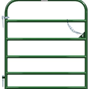 Behlen Country 40130042 Utility Gate, 48 in W Gate, 50 in H Gate, 20 ga Frame Tube/Channel, Green