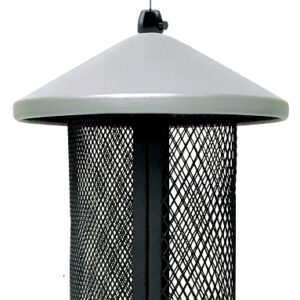 Perky-Pet TSS00349 Dual-Mesh Bird Feeder, 2.85 lb, Metal, Gray