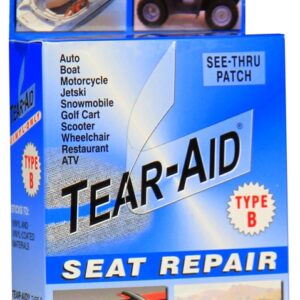 Tear-Aid D-KIT-B02-100 Vinyl Seat Repair Kit, B, Clear