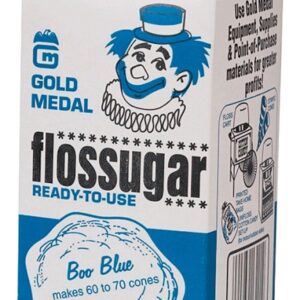 Gold Medal 3201 Cotton Candy, Boo Blue Flavor, 3.25 lb Carton