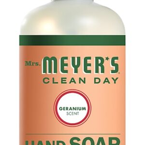 Mrs. Meyer's 13104 Hand Soap, Liquid, Geranium, 12.5 oz Bottle