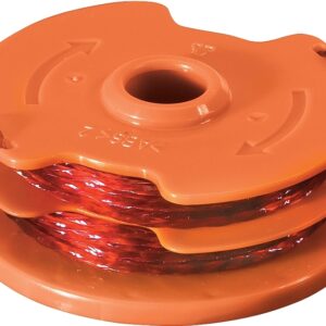 Worx WA0007 Trimmer Spool, 0.065 in Dia, 16 ft L, Synthetic Co-Polymer Nylon Resin, Red