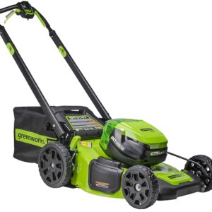Greenworks 2541202VT Push Lawn Mower, Battery Included, 4 Ah, 80 V, 60 min Battery Run