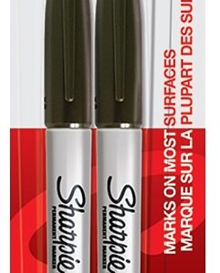 Sharpie 30162PP Permanent Marker, Fine Lead/Tip, Black Lead/Tip, 84 deg F Flash Point