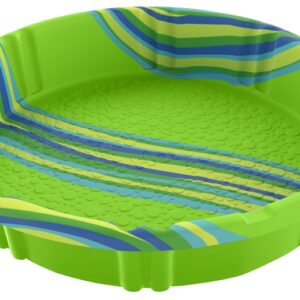 Gracious Living 1001-LIMEG-24 Pool, 46 in Dia, 3.9 in W, Round, Polyethylene, Green