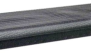 M-D 75556 Stair Tread, 24 in L, 9-1/8 in W, 0.08 in Thick, Vinyl, Black
