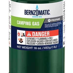 BernzOmatic 327774 Camping Gas Cylinder, 16.4 oz