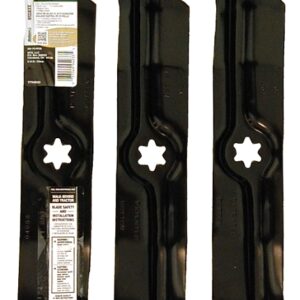 Arnold 490-110-M126 High-Lift Blade Set, 17-1/4 in L, For: 50 in Zero Turn Garden Tractors