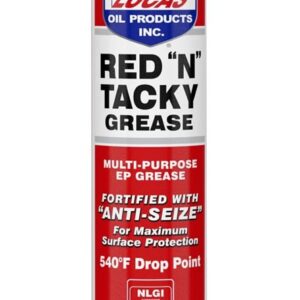 Lucas Oil 10005-30 Grease, 14 oz Cartridge, Red