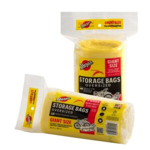 Warp's Banana Bags CB-45 Storage Bag, Giant, Plastic, Yellow, 45 in L, 96 in W, 2 mil Thick