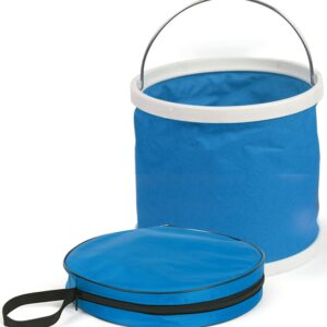 Camco USA 42993 Collapsible Bucket, Blue, 9-1/4 in H