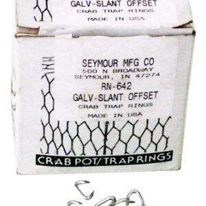 Seymour 69324 Cage/Trap Ring, 14 ga Wire, Steel, Galvanized