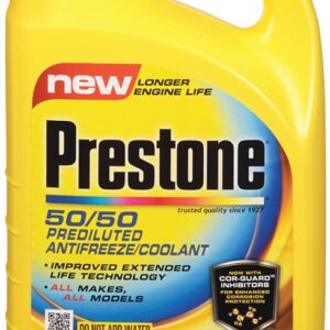 Prestone AF2100 Coolant, 1 gal Bottle, Yellow