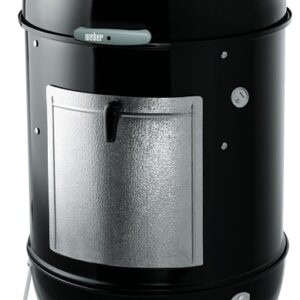 Weber Smokey Mountain Cooker 731001 Charcoal Smoker, 23 in W, 48-1/2 in H, 24 in D, Charcoal, Steel, Black
