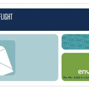 Top Flight 6900312 Envelope, White, 3-5/8 in W