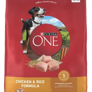 Purina SmartBlend 149396 Dog Food, Dry, Chicken, Rice Flavor, 31.1 lb