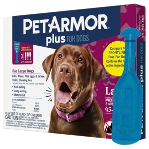 PetArmor Plus 5389 Flea and Tick Topical Treatment, Liquid Tube