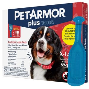 PetArmor Plus 5390 Flea and Tick Topical Treatment, Liquid Tube