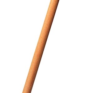 Rubbermaid FG636400LAC Broom Handle, .94 in Dia, 60 in L, Threaded, Wood, Brown