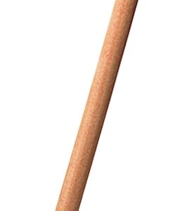 Rubbermaid FG636100LAC Broom Handle, 15/16 in Dia, 60 in L, Threaded, Wood, Natural
