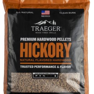 Traeger PEL319 Series Pellet, Hickory, Wood, 20 lb Bag