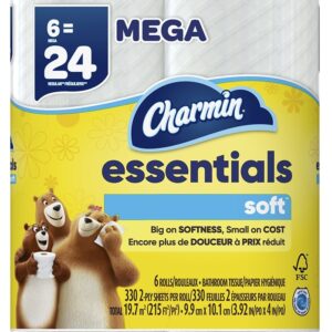 Charmin Essentials Soft 60251 Toilet Paper, Paper