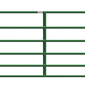 Behlen Country 40130102 Utility Gate, 10 ft W Gate, 50 in H Gate, 20 ga Frame Tube/Channel, Green