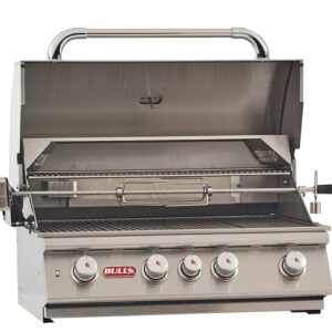 Bull Angus 47629 Gas Grill Head, 75000 Btu, Natural Gas, 4-Burner, 210 sq-in Secondary Cooking Surface