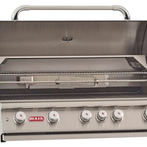 Bull Brahma 57568 Gas Grill Head, 90000 Btu, LP, 5-Burner, 266 sq-in Secondary Cooking Surface