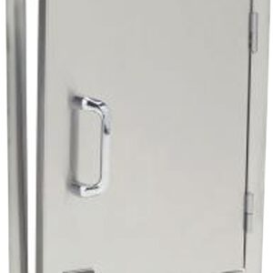 Bull 89975 Double Walled Door, 17-7/8 in L, 22 in W, 1-7/8 in H, Stainless Steel