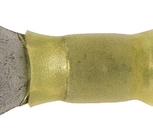 Calterm 65726 Ring Terminal, 12 to 10 AWG Wire, Copper Contact, Yellow, 7/PK