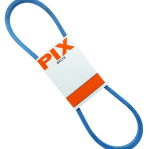 PIX A38K Fractional Horsepower V-Belt, 40 in Outside Circumference, 1/2 in W, 9/32 in Thick, Blue