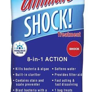 HTH Ultimate 52027 Shock Treatment, Powder, Chlorine-Like, 1 lb Pouch