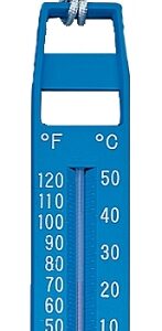 Jed Pool Tools 20-208 Pool Thermometer with Water Pocket, -10 to 120 deg F
