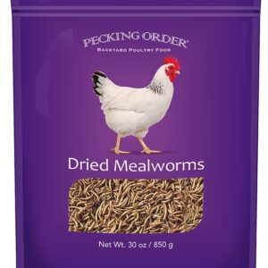 Pecking Order 009332 Chicken Mealworm Treat, 30 oz Bag