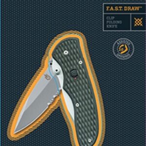 Gerber 22-47161 Folding Knife, 2.99 in L Blade, High Carbon Stainless Steel Blade, 1-Blade, Black Handle