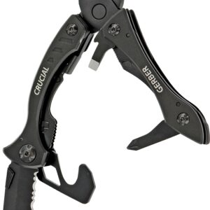 Gerber Crucial Series 31-001518 Multi-Tool, 8-Function, Curved Handle