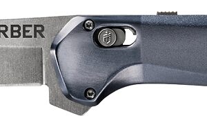 Gerber Highbrow Series 31-003519 Folding Knife, 2.8 in L Blade, Steel Blade, 1-Blade, Smooth Handle, Black Handle