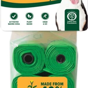 Arm & Hammer 71091 Waste Bag, Cornstarch, Green