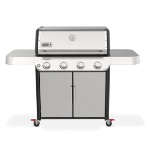 Weber 1500539 Gas Grill, 48.1 in H x 64.5 in W x 27 in D Dimensons, Liquid Propane, Stainless Steel