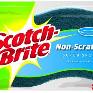 Scotch-Brite 521 Scrub Sponge, 4.4 in L, 2.6 in W, Blue