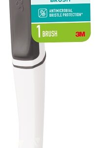 Scotch-Brite 511P-6 Grout and Detail Brush, 3/4 in L Trim, Polypropylene Bristle, Blue/White Bristle, 1 in W Brush