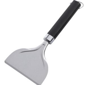 Weber 6781 Griddle Scraper, Stainless Steel, Comfort, Easy Grip, Non-Slip Handle, 14 in OAL
