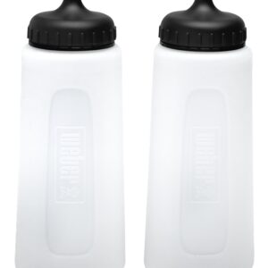 Weber 6782 Griddle Squeeze Bottle, Polyethylene, Black/White