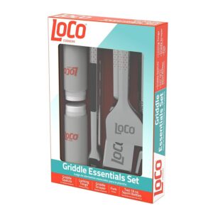LoCo 2023050271 Griddle Essential Kit, Stainless Steel Blade, Stainless Steel Handle, Ergonomic Handle