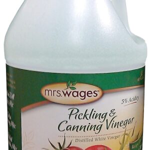 Mrs. Wages W654-B3425 Pickling and Canning Vinegar, Ingredients: Vinegar, 1 gal