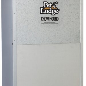 Pet Lodge CH50 Pet Feeder, 50 lb Volume, Galvanized Steel
