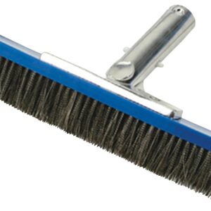 Jed Pool Tools 70-274 Pool Wall Brush, 10 in Brush, Aluminum Handle